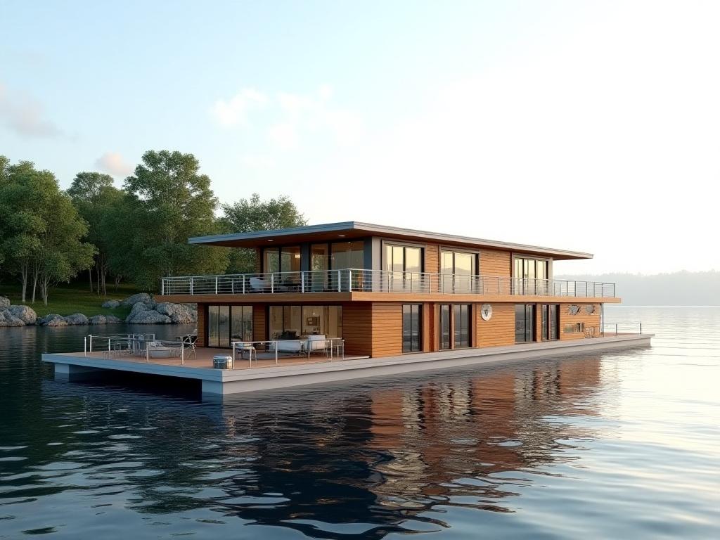 Luxury houseboat rental on Lake Muskoka with premium amenities